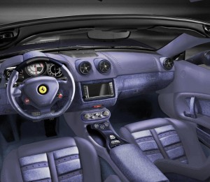 Se imagina una Ferrari con tapizado en Denim?