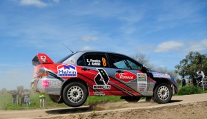 Tras empate, el mejor final en el segundo tramo definió el Rally para Enrique Pereira. (Foto Emilio Ibarra)