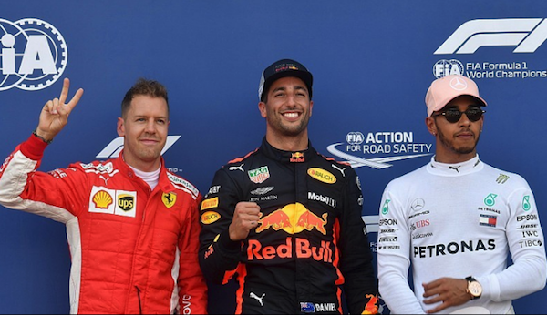 Daniel Ricciardo confirmó el pronóstico y largará desde la Pole en ...